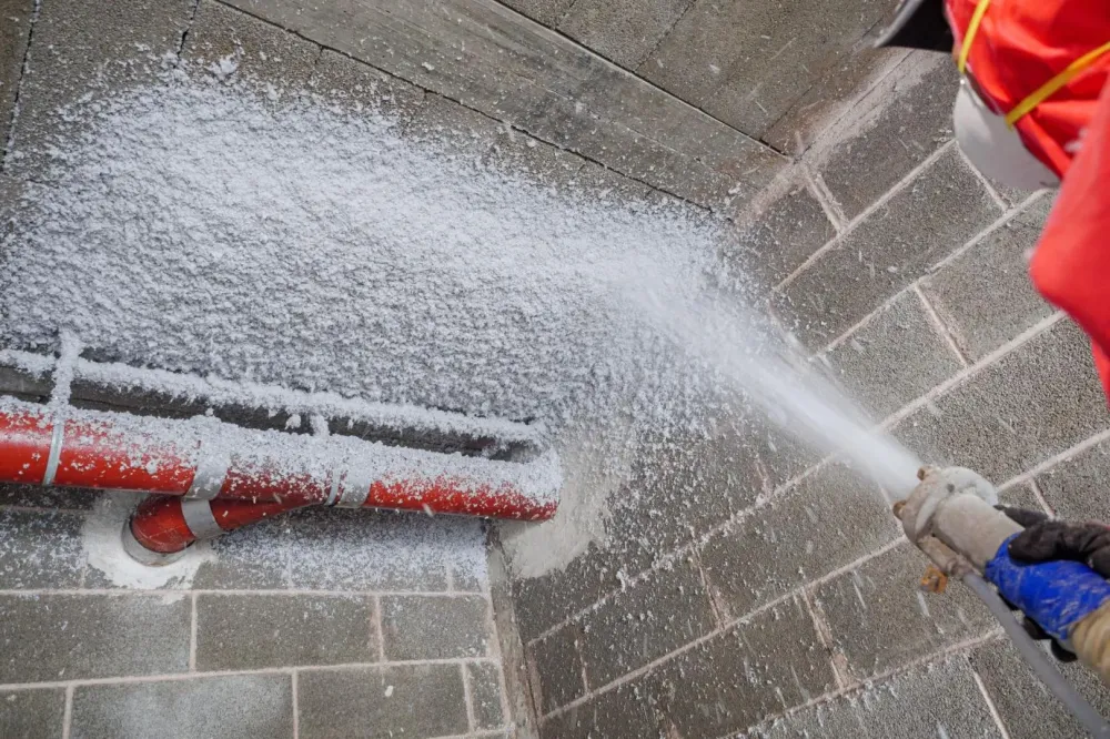 Application de mousse